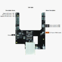 Shield con piedinatura per Septentrio Native Ethernet