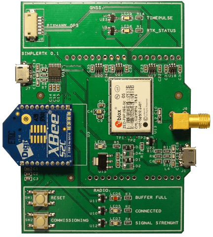 simpleRTK2B con ZED-F9P