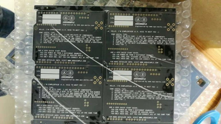 Retro del PCB di simpleRTK2B
