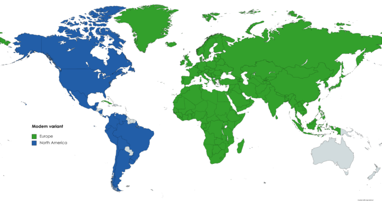 Mappa delle frequenze 4G