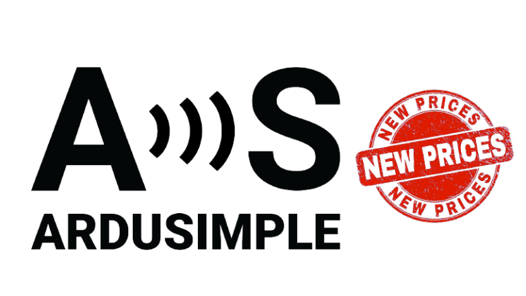 Nuovi prezzi Ardusimple 2021