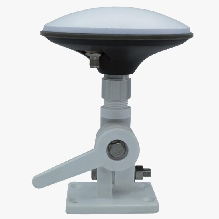 Adattatore filettato GNSS RTK per uso marittimo con supporto e antenna