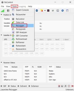 Come generare file RINEX con simpleRTK3B RxLogger