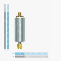 Dimensioni dell'amplificatore per antenna GPS/GNSS integrata (L1/L2/L5/L6)