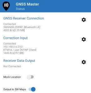 Condivisione GNSS Master