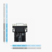 Dimensioni del connettore RS232