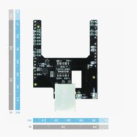 Dimensioni dello scudo per Septentrio Native Ethernet
