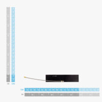 Dimensioni dell'antenna flessibile 4G