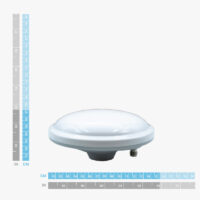 Dimensioni dell'antenna GNSS a tripla banda della linea Budget Survey (IP66)