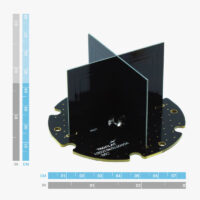 Dimensioni dell'antenna GNSS dipolare ultraleggera a tripla banda