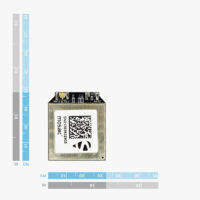 Dimensioni del simpleRTK3B Micro