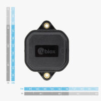 Dimensioni dell'antenna GNSS multibanda u-blox ANN-MB-00 (IP67)