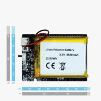Scala dello shield per batterie LiPo