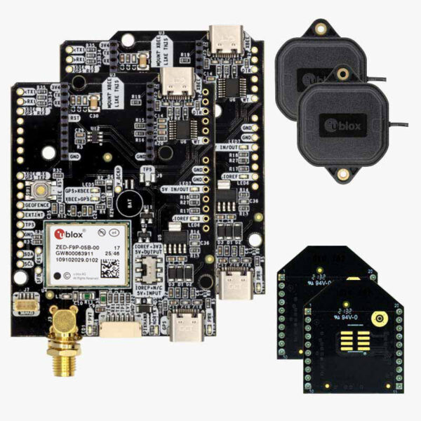 Kit di avvio simpleRTK2B con radio a medio raggio, GNSS RTK, set di valutazione u-blox Zed-F9P