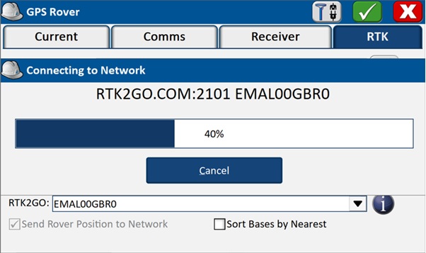 Configurazione manuale e mappatura con un kit RTK economico in Carlson SurvPC - rtk2go
