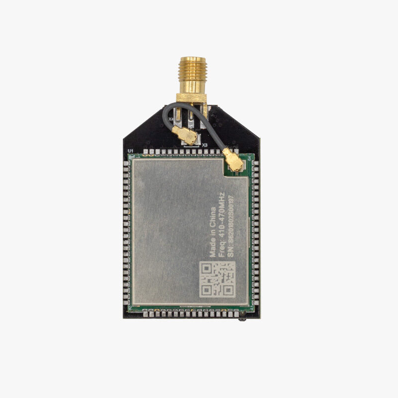 Modulo radio a 450 MHz – vista dall'alto