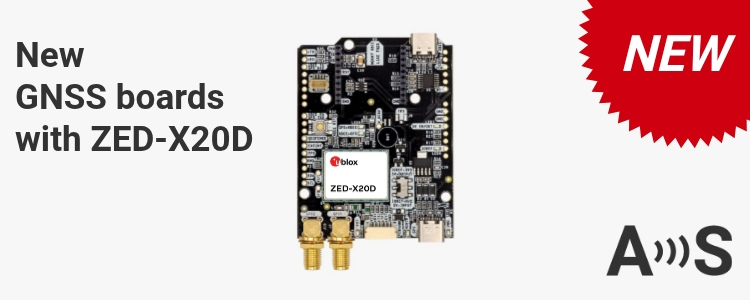 Scheda di valutazione ublox ZED-X20D