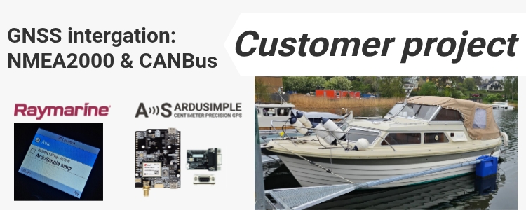 Integrazione GNSS ad alta precisione per l'autopilota Raymarine tramite NMEA 2000