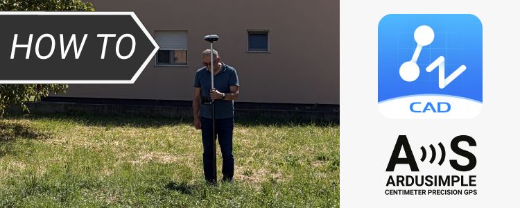 Guida all'esportazione delle coordinate da Smart Antenna e ZWCAD per eseguire il picchettamento RTK sul campo
