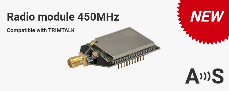 Nuovo prodotto: modulo radio a 450 MHz compatibile con TRIMTALK.