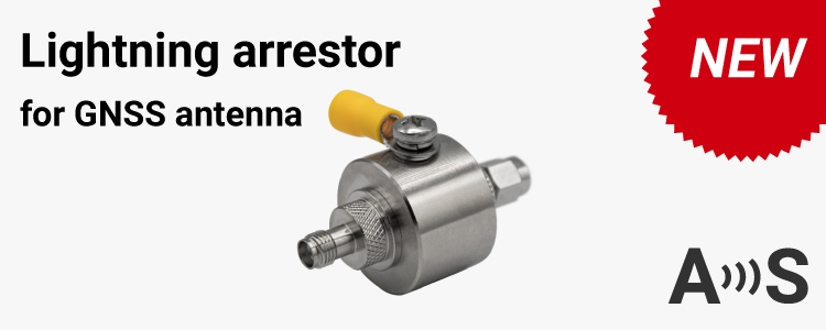 Nuovo prodotto: scaricatore di fulmini per antenna GNSS