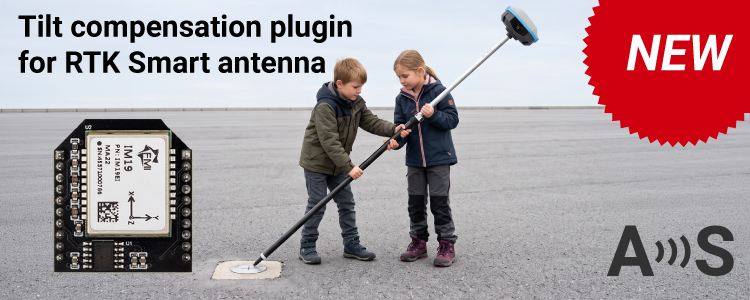 Nuovo prodotto: plugin di compensazione dell’inclinazione per l’antenna RTK Smart